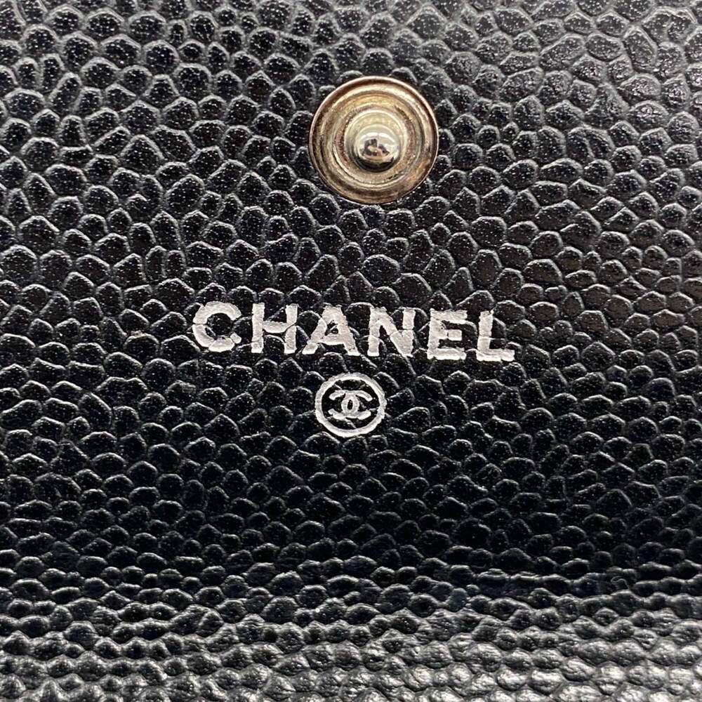 CHANEL Black Caviar Leather Wallet - Picture 4 of 10